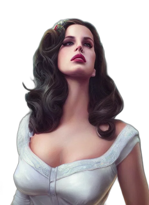 dress, crown, face, hair transparent PNG cut-out