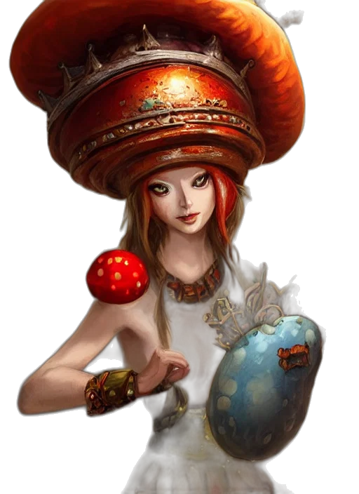 hat, crown, staff, jewelry transparent PNG cut-out
