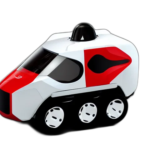 car, robot, 3d render, concept art transparent PNG cut-out