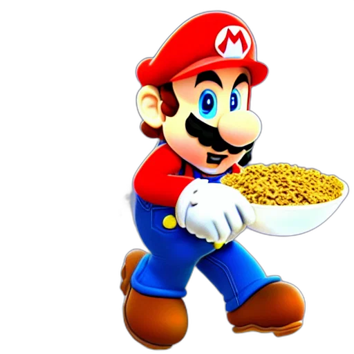 food, animal, weapon, crown, 3d render, pixel art, concept art, photorealistic transparent PNG cut-out
