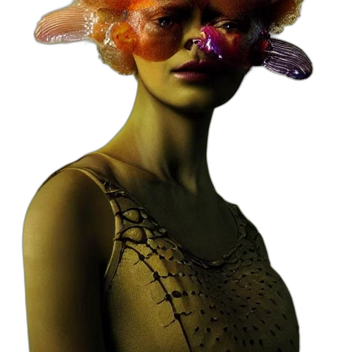 mask, creature, face, crown, concept art, 3d render, fantasy art, photorealistic transparent PNG cut-out
