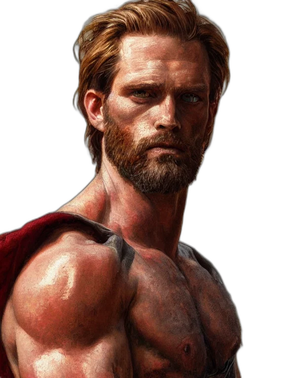 face, fantasy art, photorealistic, comic book art transparent PNG cut-out
