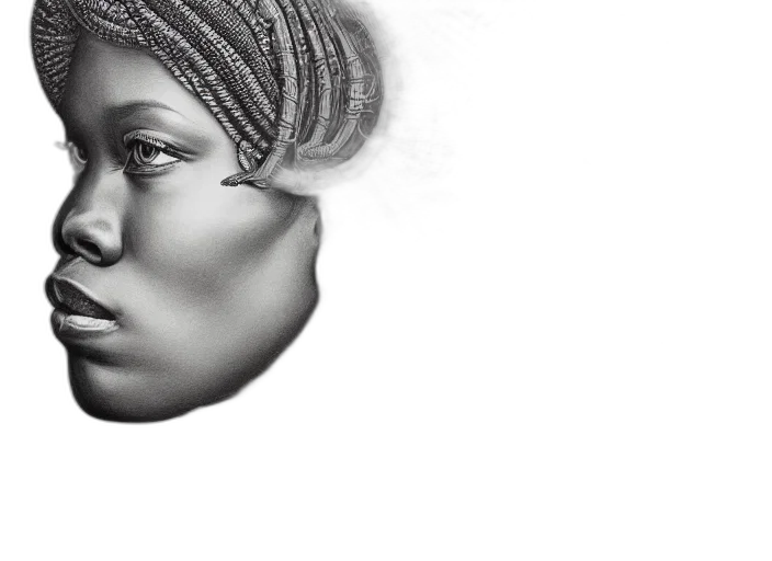 face, mask, hat, crown, photorealistic, pencil sketch, 3d render, concept art transparent PNG cut-out