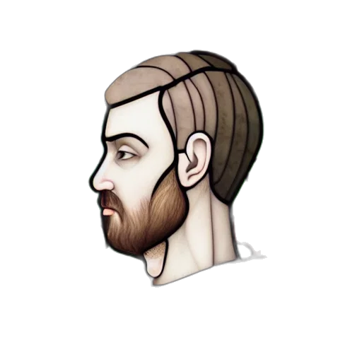 face, hair, crown, staff, pixel art, cartoon, concept art, fantasy art transparent PNG cut-out