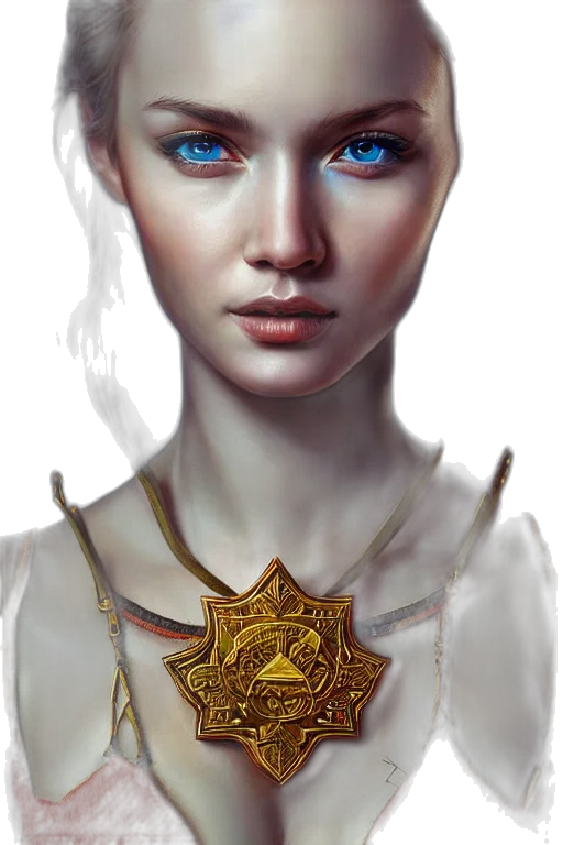 jewelry, crown, face, staff, fantasy art, photorealistic, concept art, comic book art transparent PNG cut-out