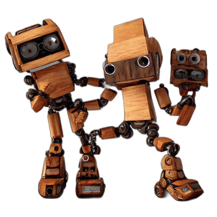 robot, 3d render, concept art, pixel art, cartoon, earth tones, octane, render transparent PNG cut-out