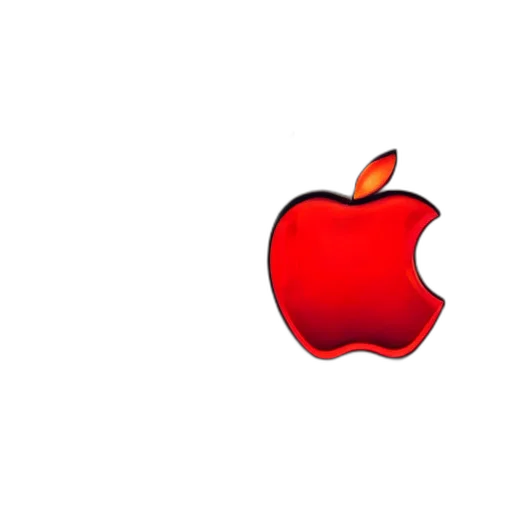 3d render, apple, corporation, salvador, dali, trending, artstation, favorites transparent PNG cut-out