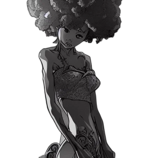 dress, crown, hair, concept art, cartoon, comic book art, fantasy art, underwater transparent PNG cut-out