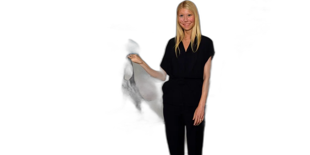 staff, dress, hair, shoes transparent PNG cut-out
