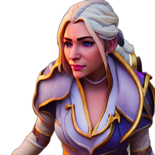 face, staff, crown, weapon, fantasy art, concept art, 3d render, pixel art transparent PNG cut-out