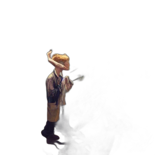 staff, hat, robot, mask transparent PNG cut-out