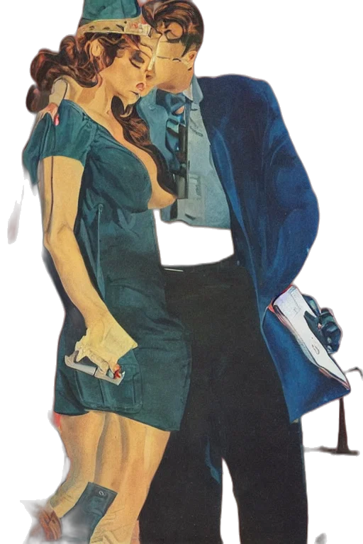 dress, jacket, umbrella, comic book art, concept art, outer space, city street, fire transparent PNG cut-out