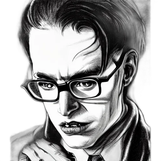 face, jacket, comic book art, cartoon transparent PNG cut-out