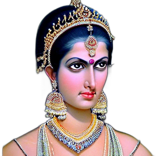 jewelry, face, crown, photorealistic transparent PNG cut-out