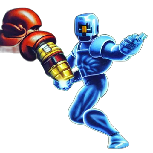 robot, weapon, concept art, pixel art transparent PNG cut-out
