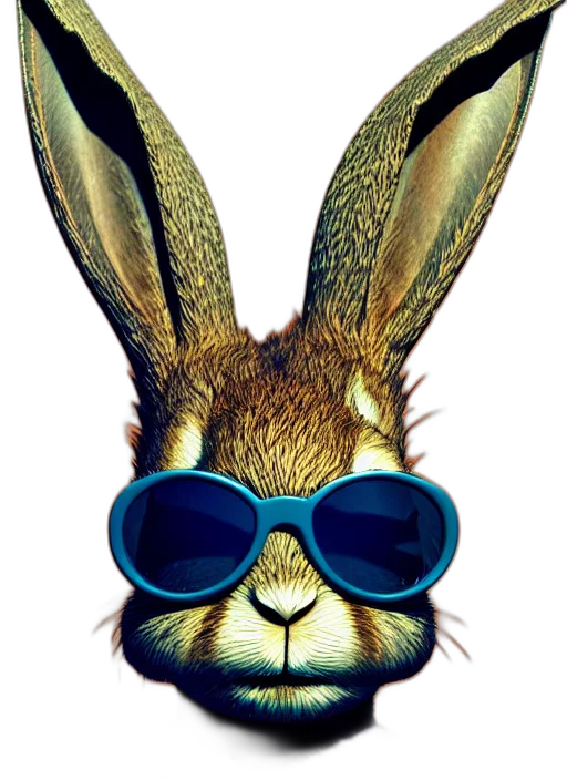 animal, mask, photorealistic, 3d render transparent PNG cut-out