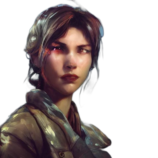 face, staff, fantasy art, concept art transparent PNG cut-out