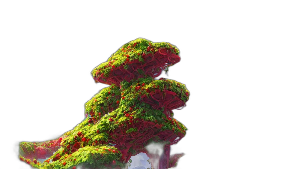 tree, dragon, crown, hat transparent PNG cut-out