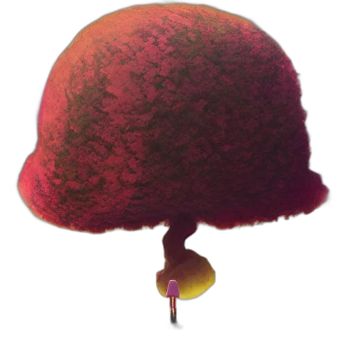 hat, umbrella, crown, tree, 3d render, concept art, photorealistic, watercolor transparent PNG cut-out