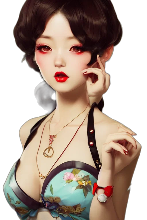 jewelry, dress, staff, fantasy art transparent PNG cut-out