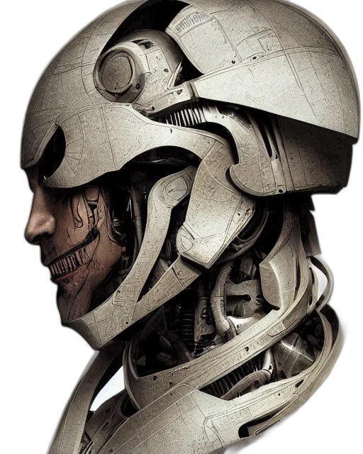 robot, mask, face, concept art transparent PNG cut-out