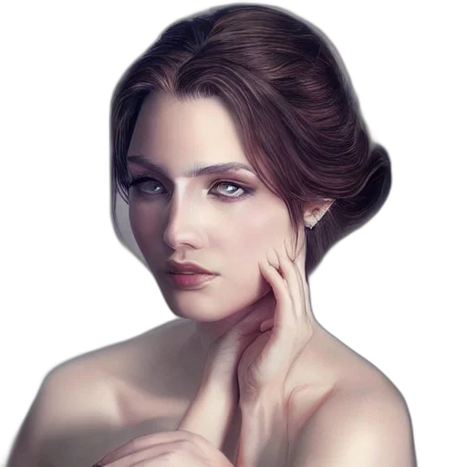 face, crown, jewelry, dress transparent PNG cut-out