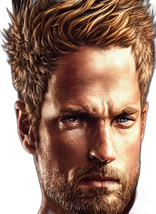 face, hair, mask, staff, photorealistic, comic book art, cartoon, concept art transparent PNG cut-out