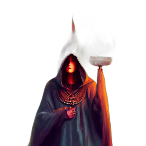 staff, mask, sword, weapon, concept art, fantasy art, pixel art, 3d render transparent PNG cut-out