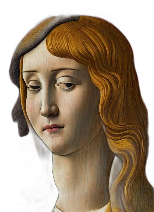 face, crown, hair, jewelry, photorealistic, oil painting, 3d render, fantasy art transparent PNG cut-out
