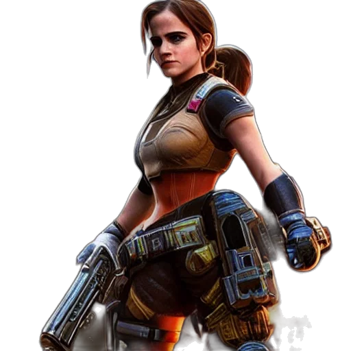 weapon, concept art, cyberpunk, fantasy art transparent PNG cut-out