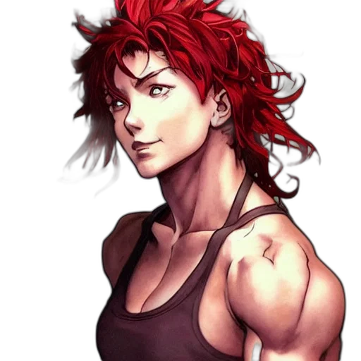 comic book art, anime, concept art, fantasy art transparent PNG cut-out
