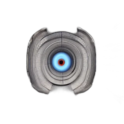 robot, mask, weapon, jewelry, 3d render, concept art, photorealistic, upside transparent PNG cut-out