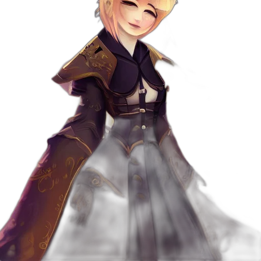 staff, crown, dress, jacket transparent PNG cut-out