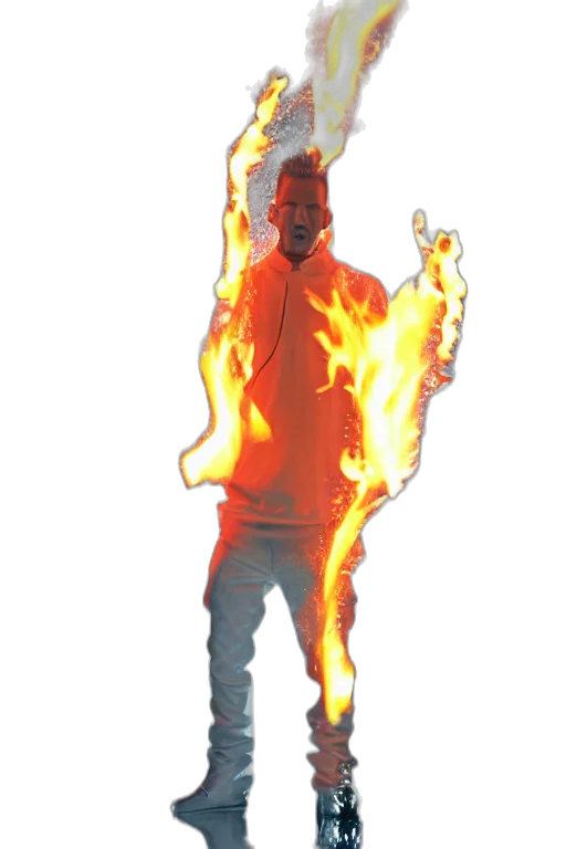 jacket, dragon, staff, creature transparent PNG cut-out