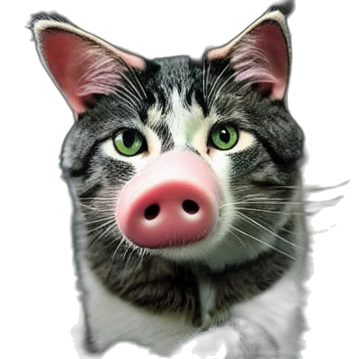 animal, face, creature, mask, photorealistic, 3d render, concept art, cute transparent PNG cut-out