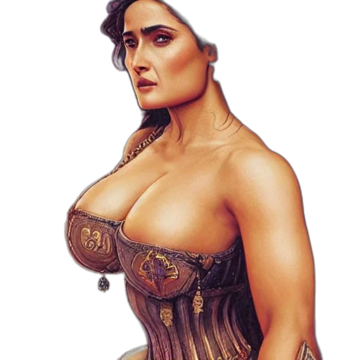 dress, fantasy art, concept art, comic book art transparent PNG cut-out