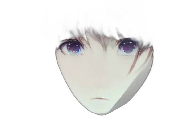 face, mask, robot, creature transparent PNG cut-out