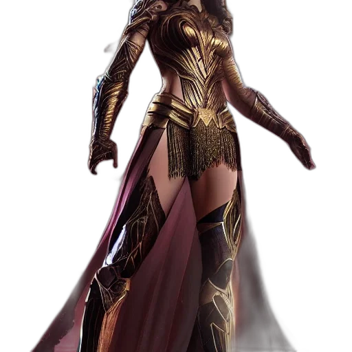 dress, concept art, fantasy art, comic book art transparent PNG cut-out