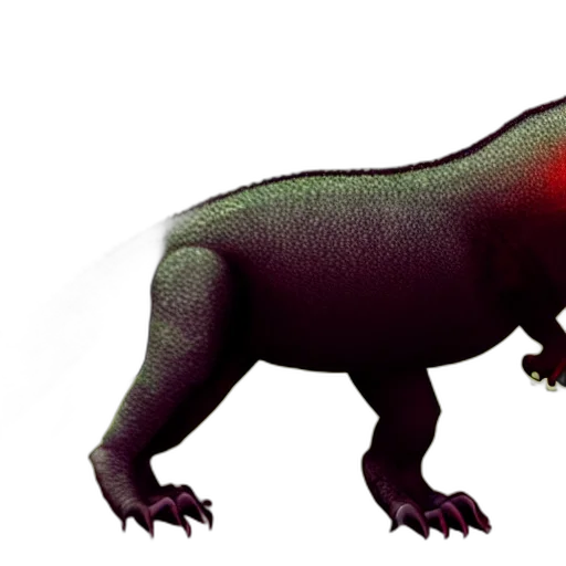 creature, animal, dragon, staff transparent PNG cut-out