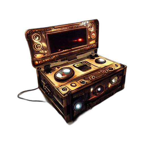 jewelry, steampunk, gaming, console, digital, art, product, photo transparent PNG cut-out