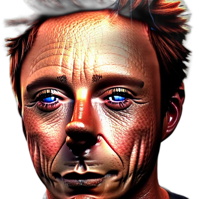 face, mask, robot, creature, 3d render, photorealistic, comic book art, concept art transparent PNG cut-out