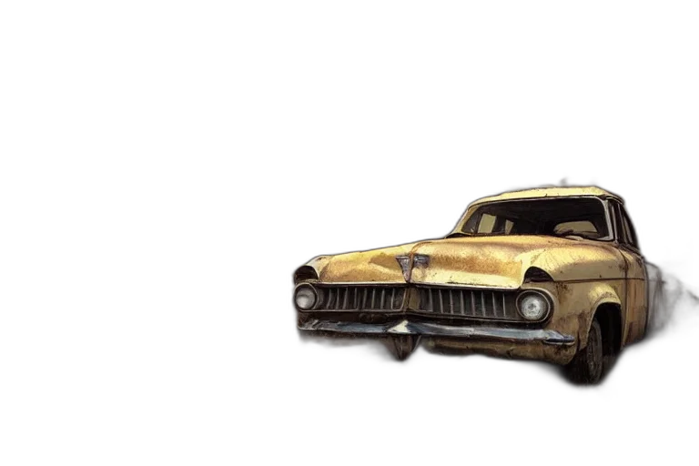 car, weapon, concept art, photorealistic transparent PNG cut-out