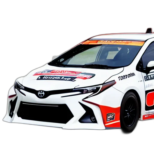 car, 3d render, photorealistic, toyota transparent PNG cut-out