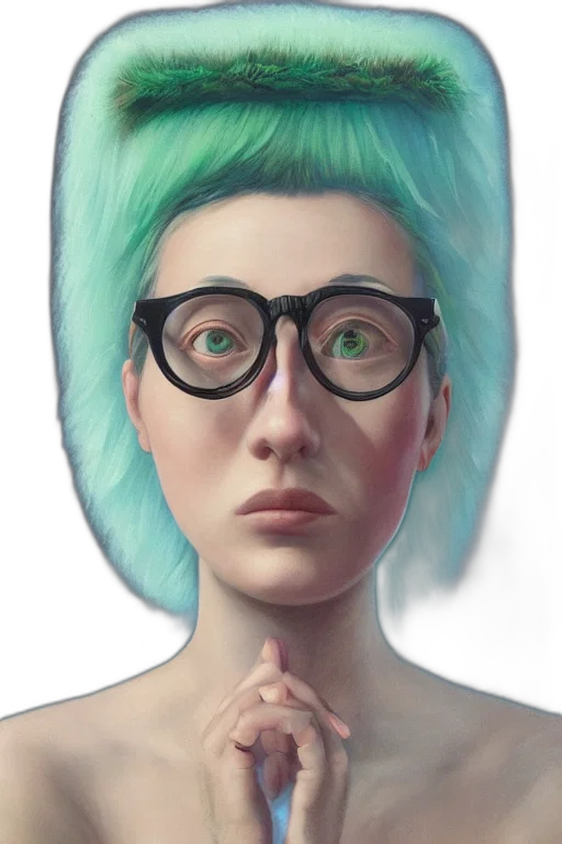face, mask, hair, staff transparent PNG cut-out