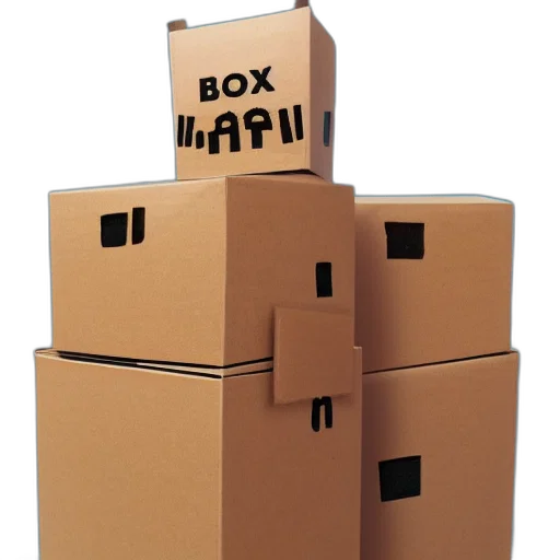 furniture, robot, hat, box, man transparent PNG cut-out