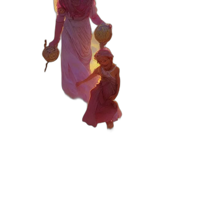 dress, staff, sword, umbrella transparent PNG cut-out