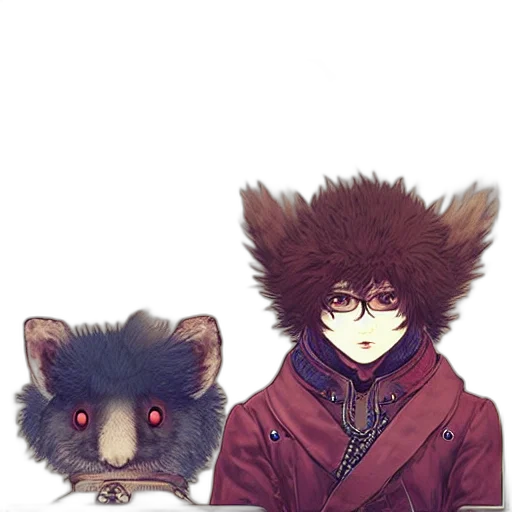 mask, creature, staff, animal transparent PNG cut-out