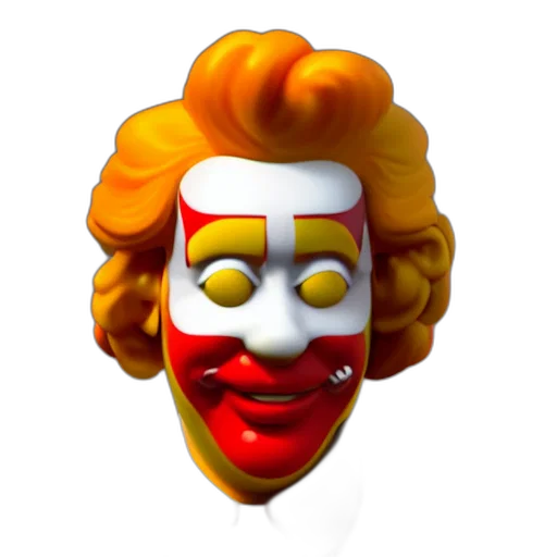 face, mask, creature, crown transparent PNG cut-out