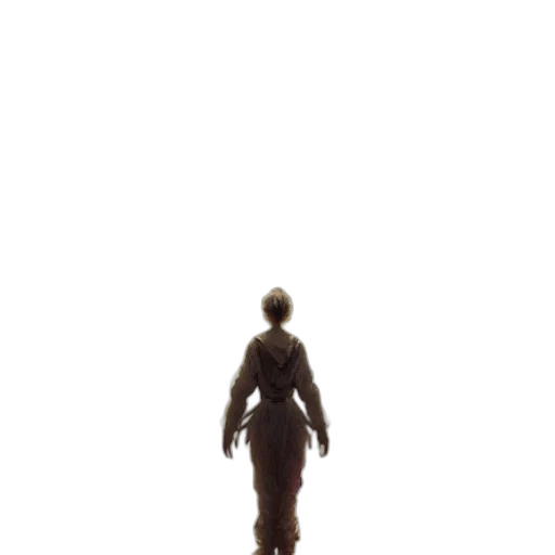 robot, staff, creature, dress transparent PNG cut-out