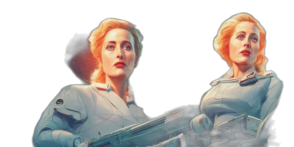 concept art, comic book art, gillian, anderson transparent PNG cut-out